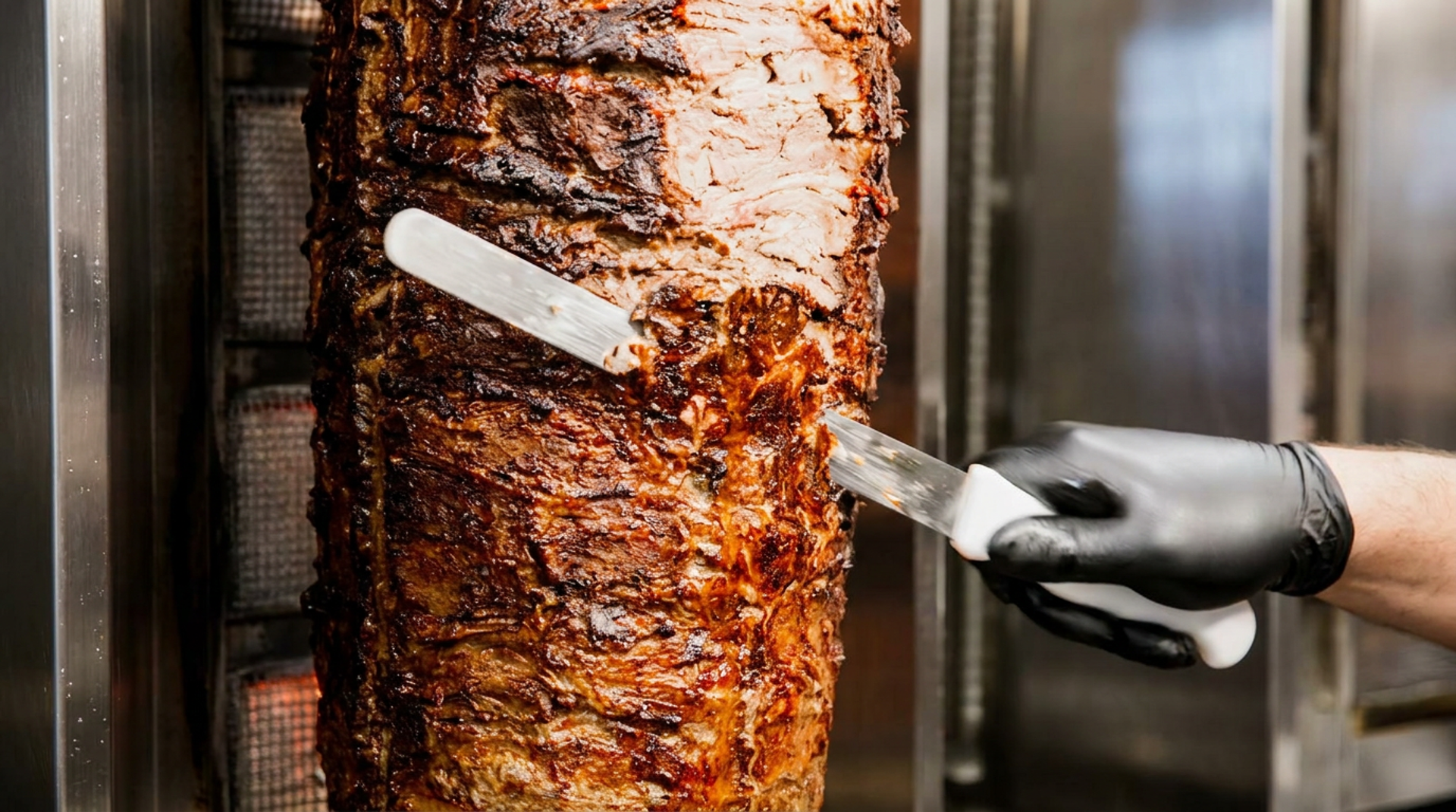 Shawarma from the spit