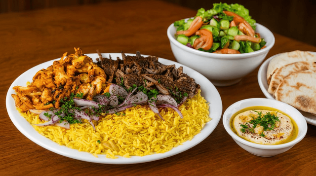 Mixed Shawarma Plate.