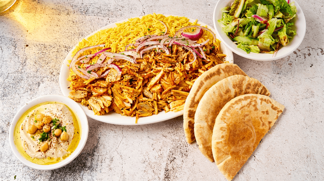 Chicken Shawarma Plate.
