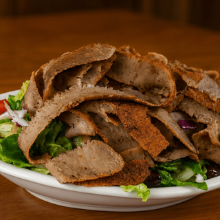 Greek Salad with Gyro Meat