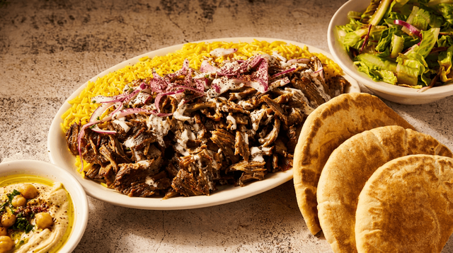 Beef Shawarma Plate.