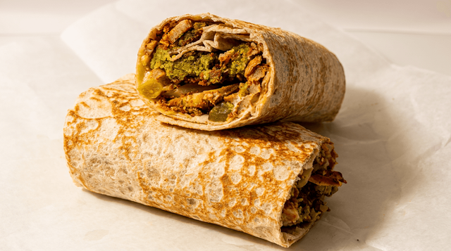 Chicken & Falafel Wrap.